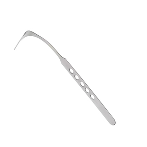 Left Curved Temporal Fossa Retractor 40 mm Blade Length 155 mm Custom Design Orthopedic Surgical Exposure Instrument - Product Image 1