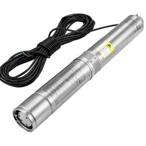 Pompe submersible pour puits profond 1,5 CV 230 V/60 Hz pour l'irrigation agricole, débit de 37 GPM, hauteur de refoulement de 276 pieds, cordon électrique de 33 pieds, en acier inoxydable de 4 pouces - Product Image 3