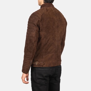 Proveedor de Chaquetas de Cuero Genuino para Hombre, Chaqueta de Motocicleta de Cuero Real, Venta al por Mayor, Personalización OEM, Chaqueta de Cuero de Moda para Invierno - Product Image 5