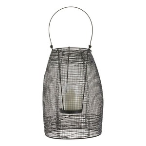 Linterna de hierro para velas sin llama, para decoración segura en interiores, fiestas al aire libre y accesorios modernos para el hogar - Product Image 4