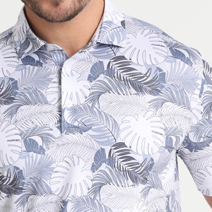 Polo pour hommes en sublimation, coupe ajustée, en coton respirant, personnalisable, style streetwear – Meilleures ventes - Product Image 6