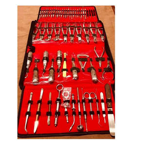 Kit d'instruments chirurgicaux manuels pour laboratoire dentaire en acier inoxydable, comprenant des explorateurs, des détartreurs, des élévateurs radiculaires et un miroir buccal, par Dentavex - Product Image 6