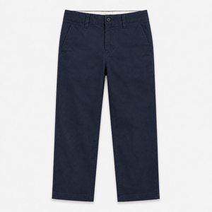 Pantalon Chino en Twill de Coton Respirant et Durable Coupe Droite pour Garçons, Teint en Pièce, Vêtement Décontracté pour l'École, Vente en Gros, OEM, ODM, Personnalisé - Product Image 5