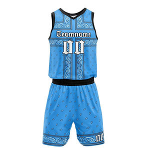 2026 Unisex Basketball Jersey Kit Plus Size High Quality Custom Design Front Logo V-Neck 100% <b>Polyester</b> Fabric with <b>Shorts</b> - Product Image 2