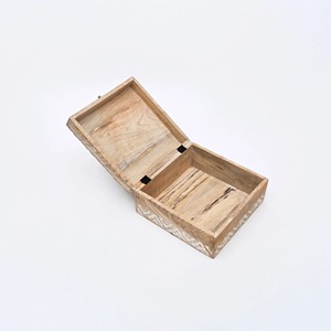 Premium White Engraved Designer Wooden Storage <b>Box</b> Suitable For <b>Memories</b> And Valuable Treasures Wholesale From India - Product Image 5