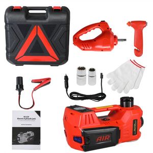 Martinetto Idraulico Elettrico Arancione 12V 5t 15.5 45cm con Chiave a Impatto - Product Image 5