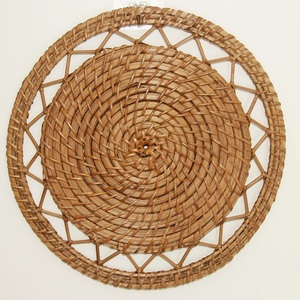 Mantel Individual de ratán tejido natural hecho a mano, manteles individuales y posavasos para mesa de comedor, el precio más barato - Product Image 3