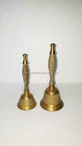 Cloche d'autel avec métal en laiton de qualité supérieure, idéale pour la décoration de la prière et de la célébration Design de finition de la cloche - Product Image 5