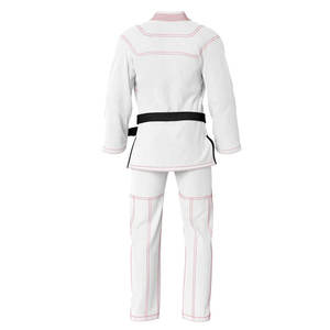ชุดคิโมโน BJJ ออกแบบเองตามสั่ง (OEM) ผ้าฝ้าย 100% น้ำหนักเบา ระบายอากาศได้ดี แห้งเร็ว ทรงหลวม ใส่ได้ทั้งชายและหญิง สำหรับฝึกศิลปะการต่อสู้สำหรับผู้ใหญ่ - Product Image 2