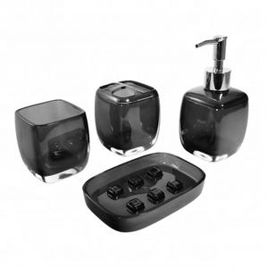 Juego de accesorios de baño de mármol decorativo de 4 piezas - Product Image 4