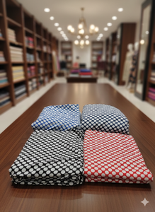 Le Souvenirs Tissu Popeline Uni à Pois 100% Coton Biologique Peigné Écologique Respirant et Absorbant l'Humidité pour Robe - Product Image 3