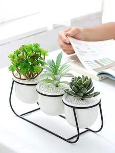 Soportes modernos de metal para plantas de suelo, para sala de estar, dormitorio, expositor de plantas, soporte alto para plantas de interior - Product Image 4