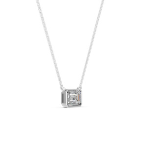 Collier en argent 925 avec diamant de laboratoire certifié IGI, fabricant de bijoux fins éthiques, vente en gros RJC OEM ODM NK706605 - Product Image 2
