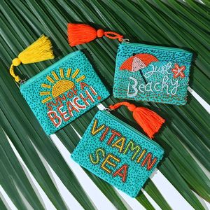 Handmade Beaded Coin Pouch Women's Colorful Seed <b>Beads</b> Embroidery Customizable Travel Promotional Tote Bags - Product Image 6