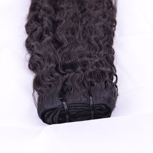 Extensiones de Cabello Humano Rizado Natural Indio Tyagi, Cierre Frontal Doble de 5x5, Cabello Rizado a Máquina, 100% Remy Original - Product Image 5