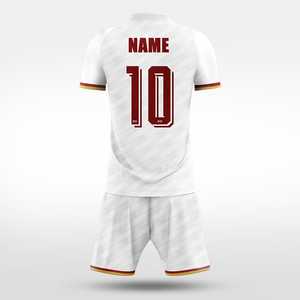 Ensemble maillot et short de football imprimé respirant professionnel, uniforme de football personnalisé pour équipe, kit sportif à séchage rapide - Product Image 3