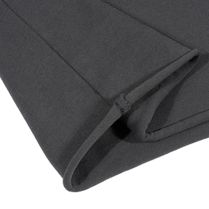 Camiseta Corta de Punto sin Mangas para Hombre, Cuello Redondo, Color Negro Sólido, Corte Regular Informal - Product Image 5