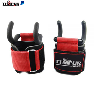 Sangles de musculation et de levage de poids en néoprène Deep Fitness – Sangles de musculation robustes pour soulevé de terre avec protection de la paume - Product Image 4