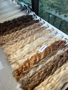 Extensiones de Cabello Humano a Granel, Doble Trama, Cabello Virgen Vietnamita, 100g, Ondulado Natural, Todos los Colores, 60 cm de Largo - Product Image 2