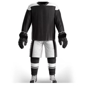 High Quality Customized Ice Hockey Uniform Sets 100% Polyester Quick Dry Breathable <b>Men's</b> Adult Made In Pakistan - Product Image 6