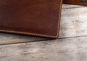 Vintage Style Leather Notebook Cover Case <b>A5</b> Journal Case Smell Proof Heavy Duty Protection Refillable Holder Organizer - Product Image 3