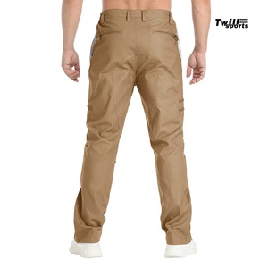 2026 Men's Spandex/Cotton Cargo Pants New Arrival Wholesale Customizable Logo Straight Pattern Multi-Pockets - Product Image 2