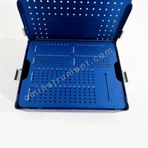 Implant orthopédique de stérilisation en alliage d'aluminium 2.0mm 2.7mm 3.5mm Boîtier vide pour instruments chirurgicaux en os Boîte à vis ISO CE Approved - Product Image 1