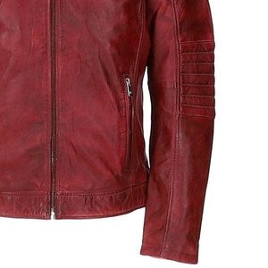 Chaqueta de cuero para hombre, diseño personalizado al por mayor, de alta calidad, precio económico, nuevo diseño, estilo clásico. - Product Image 3