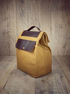 Sac à déjeuner en toile de cuir en gros, isotherme, imperméable, réutilisable, pour transporter les aliments LCLB-0039 - Product Image 3