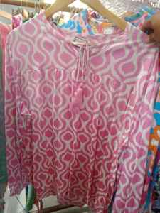 Camisa de Satén con Estampado de Estrellas al por Mayor, Corte Regular, Manga Larga, Lazos Azules, Top de Verano para Fiesta en la Playa, Ropa Casual al por Mayor para Mujer - Product Image 3