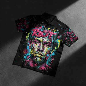 T-shirt personnalisé pour femme, technologie DTF, impression durable, polyester/coton, écologique, respirant, manches courtes, résistant au lavage intensif - Product Image 4