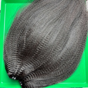 Extensiones de Cabello Liso Rizado con Clip, Cabello Humano Natural Vietnamita, Color Natural, con Clip, Puntas Completas y Gruesas - Product Image 1