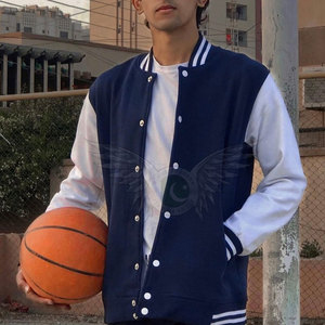 เสื้อแจ็คเก็ต Letterman Varsity แบบสั่งทำพิเศษสำหรับผู้ชาย สำหรับสโมสรกีฬา โรงเรียน และองค์กรต่างๆ เสื้อแจ็คเก็ตเบสบอล Varsity น้ำหนักเบาสำหรับผู้ชาย - Product Image 2