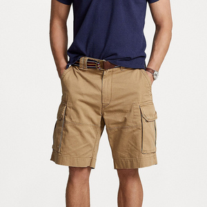 Pantalones Cortos Cargo Casuales de Alta Calidad para Hombre, Largos hasta la Rodilla, Hechos en Pakistán, de Lona 100% Algodón, Diseño Sólido, Resistentes al Viento, Estilo Bermuda - Product Image 2