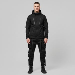 men techwear pants with durable stitching and reinforced seams for reliability mens techwear pants with flexible fit - Product Image 4