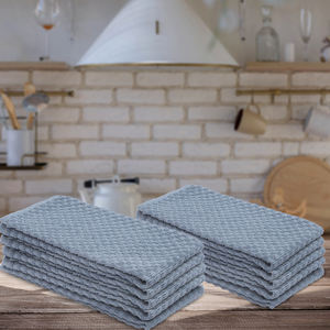 Paños de Cocina Rectangulares y Cuadrados 100% Algodón Ecológico, de una Sola Cara, con Diseño a Cuadros, Resistentes a los Niños, de Secado Rápido y Lavables a Máquina - Product Image 5