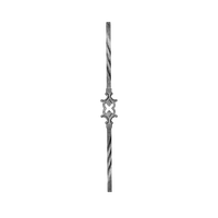 Balustre décoratif moderne en médaillon, garde-corps de luxe en métal pour villa, balustrade de balcon haut de gamme, main courante d'escalier ornée, sans cadre