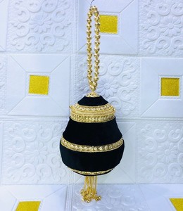 Bolso de mano artesanal con cuentas para fiesta, con forro de satén, cierre de solapa y correa para el hombro para damas - Promoción y regalo para bodas - Product Image 4