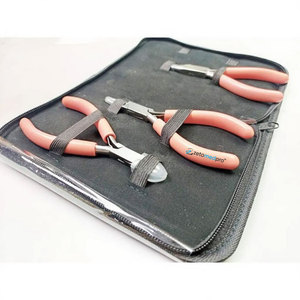 High Quality Jewelry Making <b>Tools</b> <b>Set</b> Pliers Stainless Steel <b>Pink</b> Color Customized ZETOMED PRO DIY - Product Image 2
