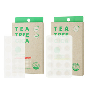 Nature Republic Greenderma Tea Tree Cica Spot Patch Parches para espinillas Dirigidos al acné y las imperfecciones - Product Image 1