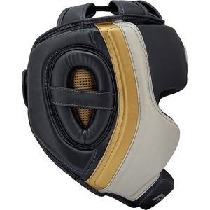 Five B Factory High Quality Boxing <b>Head</b> Guard with Cowhide Leather & PU Durable & Eco-Friendly for Muay Thai & MMA <b>Training</b> OEM - Product Image 3