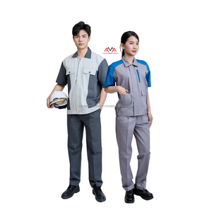 Conjunto de Uniforme de Trabajo Industrial Unisex de Talla Grande, Camisa y Pantalones de Trabajo para Construcción, Automoción, Soldadura y Electricidad - Product Image 6