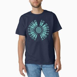 Cómoda camiseta estampada para hombre, camiseta suave de algodón 100% para hombre con estampado de texto elegante, ropa informal de uso diario hecha en Bangladesh - Product Image 1