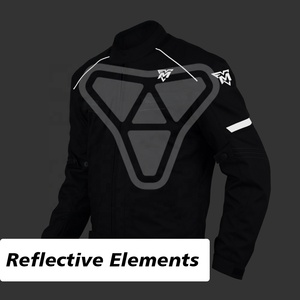 Veste de moto imperméable légère avec protection approuvée CE, veste courte en textile respirant pour homme, veste toutes saisons - Product Image 4