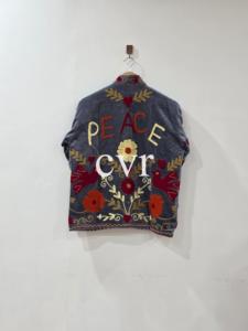 Eco-Friendly Uzbek Suzani Velvet Outerwear <b>Coat</b> Handmade Velvet Suzani Winter Boho Embroidered Women's Luxury <b>Coat</b> for Party Wea - Product Image 4