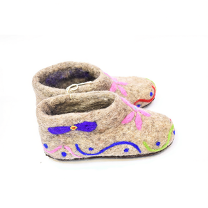 Chaussures montantes en feutre, artisanat unique, produit artisanal - Product Image 2