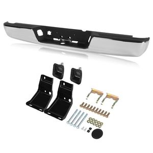 Paraurti Posteriore per Dodge Ram 1500 2002-2008, Kit Carrozzeria in Acciaio/Argento per Pickup - Product Image 2