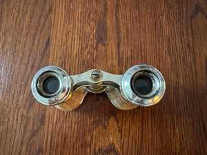 Fournisseur en gros de jumelles en laiton plaqué or avec étui en cuir imprimé nacre, télescope nautique vintage pour collectionneurs - Product Image 5