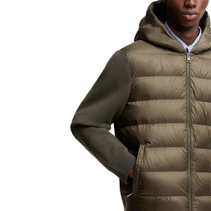 Veste matelassée pour homme en gros, personnalisable, avec capuche, pliable, avec poches, haute qualité, pour l'hiver - Product Image 4