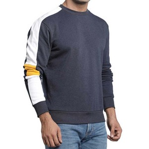 Suéter de Punto Casual de Otoño para Hombre, Cuello Redondo, Bloques de Color, Manga Raglán, Corte Regular, Algodón - Product Image 5